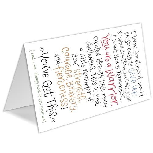 HEJOYN Encouragement Card for Women Men, Get Well Soon Card Gift, Affirmation Card - Image 4