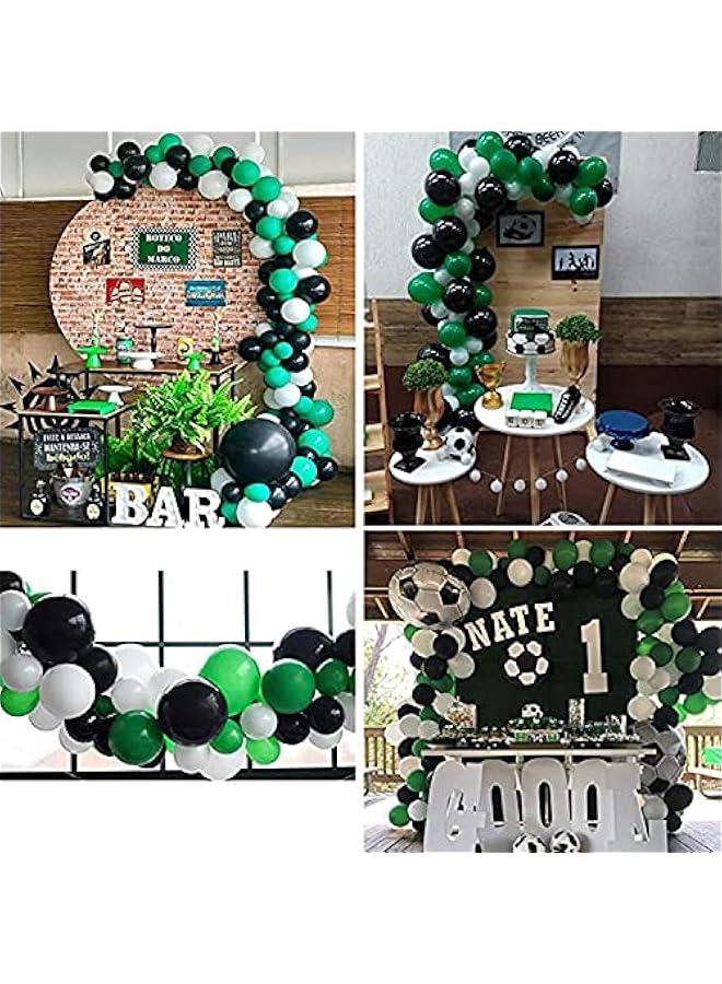 RYNX Soccer Birthday Party Decorations Kit Sports Theme Supplies Set Soccer Banner and Cake Topper 94 Soccer Party Decorations - Image 4