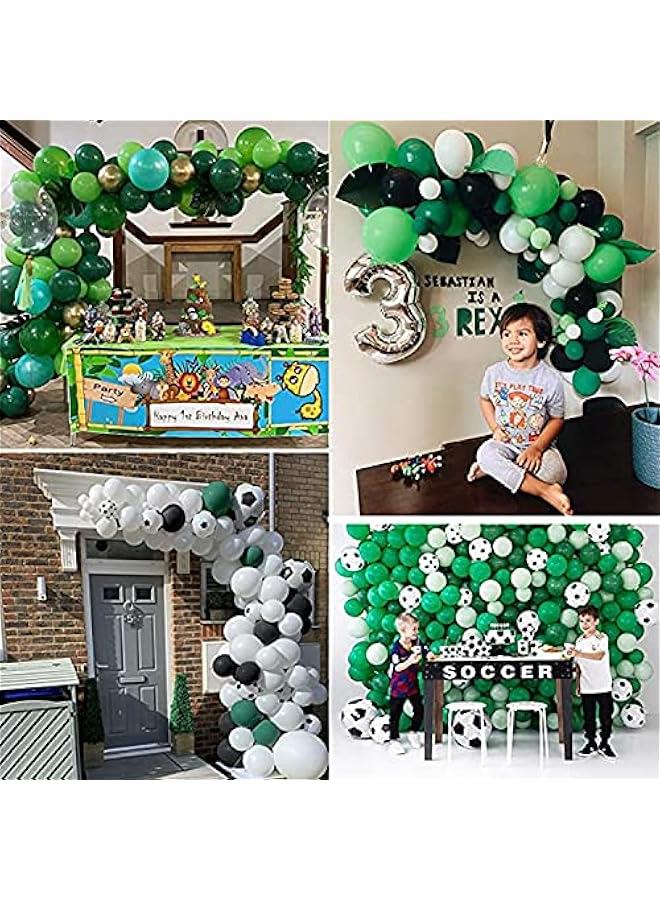 RYNX Soccer Birthday Party Decorations Kit Sports Theme Supplies Set Soccer Banner and Cake Topper 94 Soccer Party Decorations - Image 5
