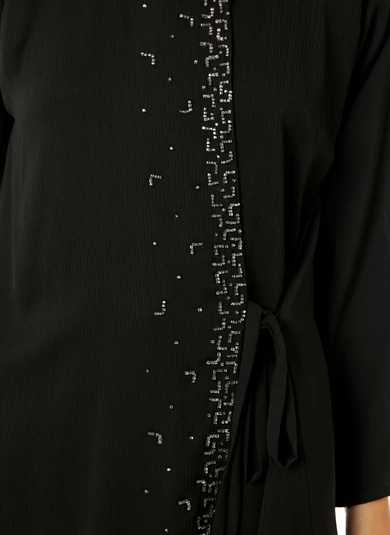 Moistreet Black Zoom Top and Pants Set