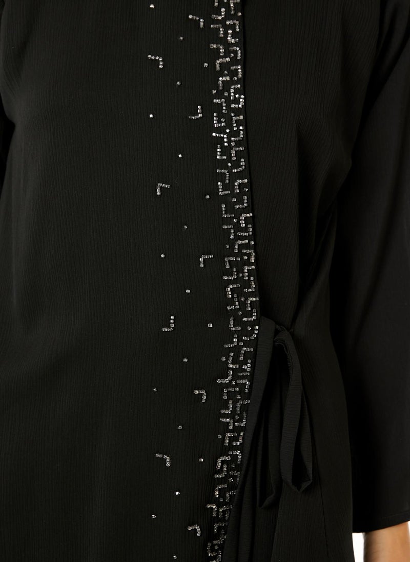 Moistreet Black Zoom Top and Pants Set - Image 3