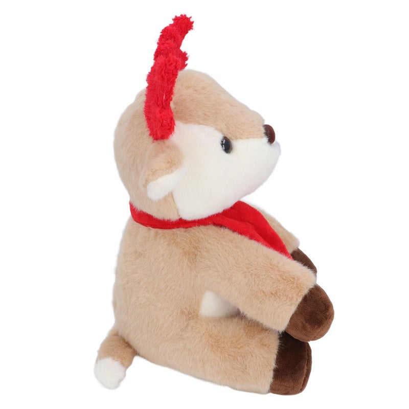 Musical Light Up Plush Reindeer Fashionable Skin Friendly Soft Stuffed Light Stuffed Animals Toy for Bedside Desktop - Image 3