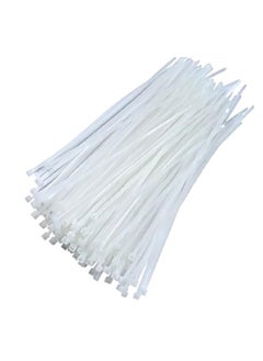 Wizzo Wizzo Pack of 1000 Pieces Self Locking Teeth Grip Nylon Zip Wire Organizer Cable Tie Cable Strap for Cable Management Size 100 x 25 MM  - Image 1