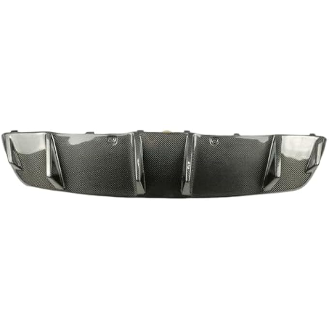 AUSMILA Carbon Fiber Car Rear Bumper Diffuser Lip for BMW E71 X6 SUV 2008-2015 - Image 3