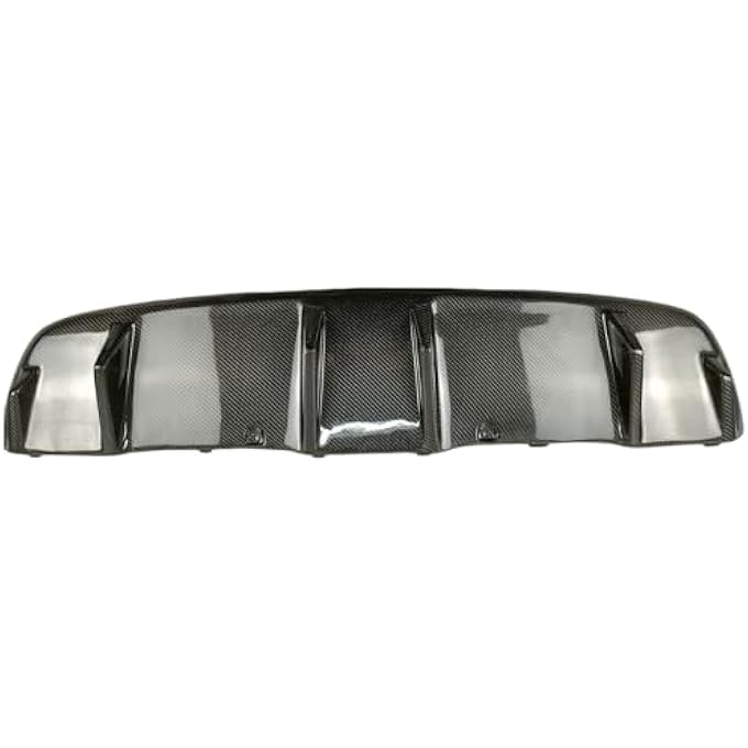 AUSMILA Carbon Fiber Car Rear Bumper Diffuser Lip for BMW E71 X6 SUV 2008-2015 - Image 2