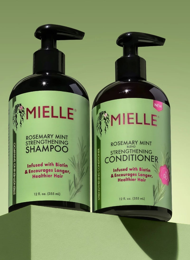 Shampoo + conditioner fortifying with mint and rosemary