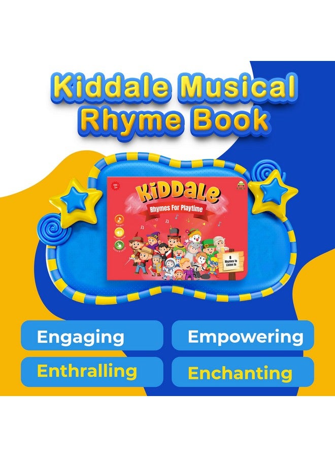 Kiddale 28 Musical Sounds Book|8 Classical Audio Nursery Rhymes Learning|Interactive & Intelligence Book|Alternative To Mobile Phones & Laptops For Kids|Best Gift For 1,2,3 Year Kids, Pink - Image 2