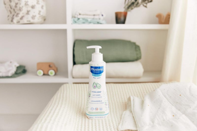Mustela Hydra Bebe Body Lotion with Organically Farmed Avocado, 300 ml, Pack of 2 - Image 5