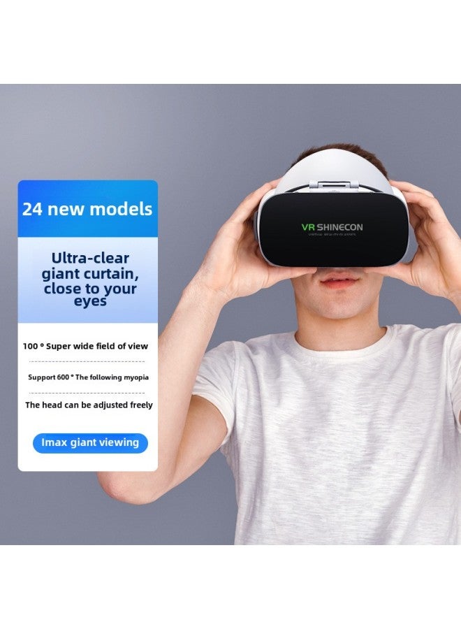 2024 جديد ألف سحر VR SHINECON نظارات الواقع الافتراضي الواقع الافتراضي الهاتف المحمول فيلم لعبة ثلاثية الأبعاد الرقمية - اللون: أبيض - Image 3