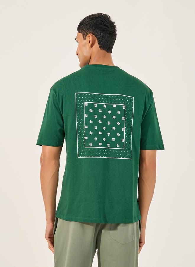 Styli Bandana Print Oversized Cotton T-Shirt  - Image 5