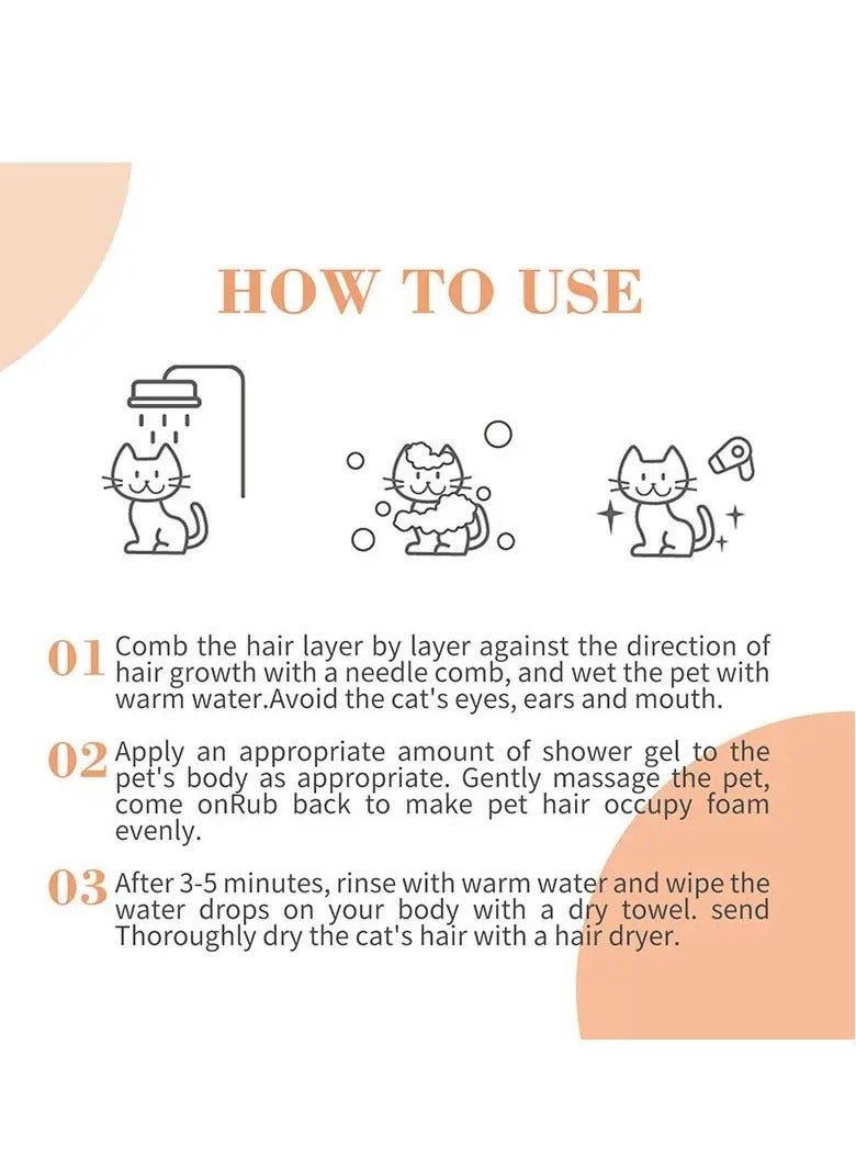 Bioline Multi Coloured Hair Shampoo For Cats 200ml - Image 3