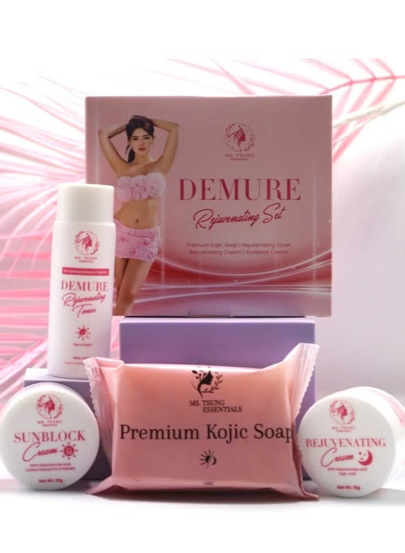 أساسيات السيدة تسونغ مجموعة تجديد البشرة من السيدة تسونغ ديمور للعناية بالبشره وتجديدها ولمعانها