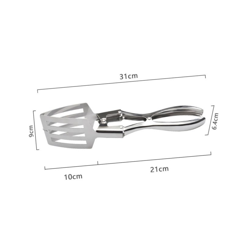 Stainless Steel Food Tongs with Heat Resistant Grip for Kitchen Serving and Party Use - Image 3