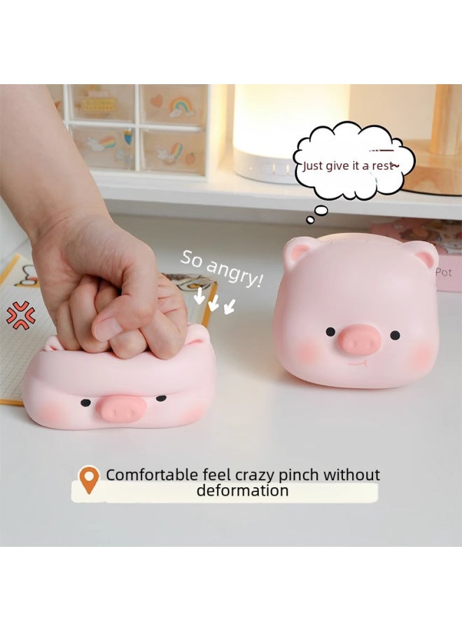 Slow Rising Squishy Toy - Cute Cartoon Design Soft Squishy Fun To Squeeze Play-Color:❤Pink Khaki - Image 3