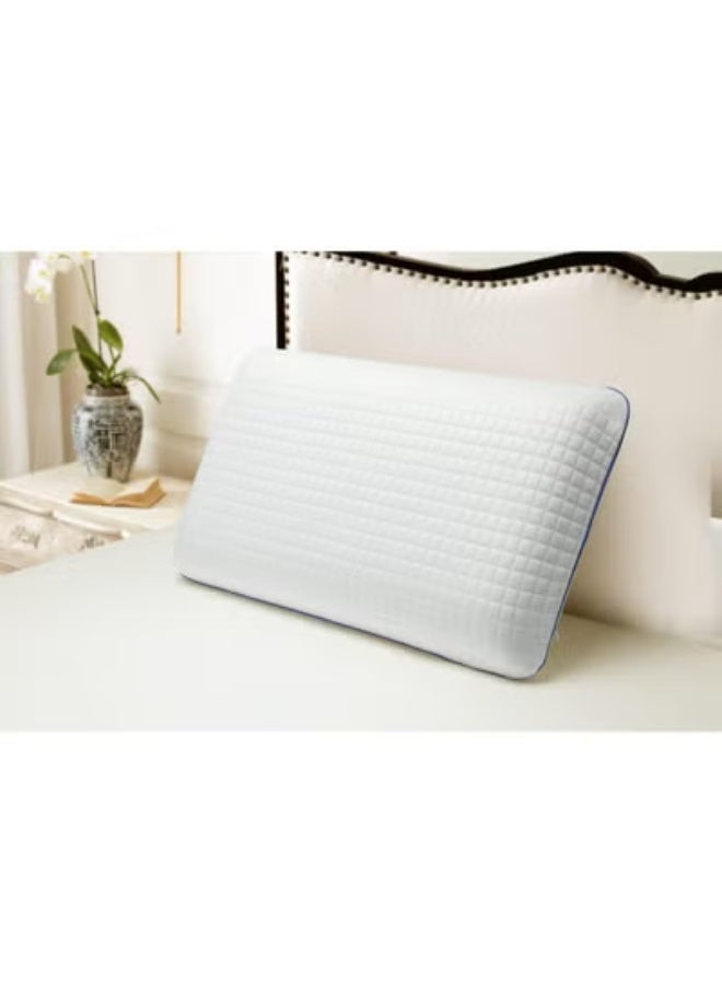 Dibaj Orthopedic Cooling Memory Foam Pillow with Air Mesh Cover – Ergonomic Neck & Shoulder Support, 70×40×14 cm - Image 2