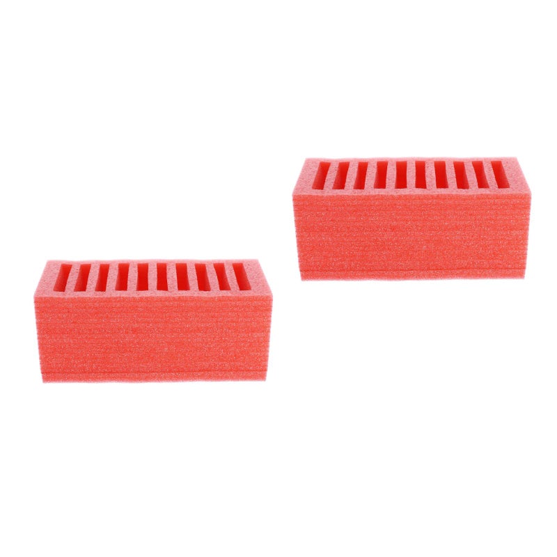 2pcs Cell Phone Holder 10 Grids Classroom Pocket Chart Organizer Storage Box Phone Calculator Holder for Classroom Office School - Image 1