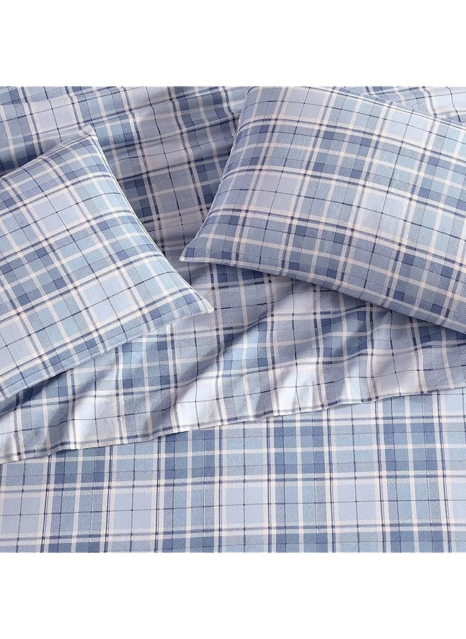 Home Full Sheets Cotton Flannel Bedding Set Brushed For Extra Softness And Comfort Mulholland Plaid Blue Full - pzsku/Z61412DF81D6F22B58BF6Z/45/_/1741446840/a38d6686-7730-41fe-86ed-7341712d1a0a