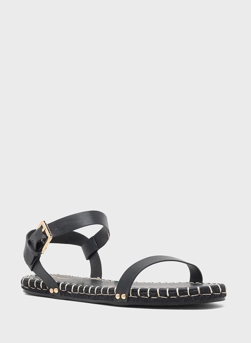 Ginger Double Strap Casual Flat Sandal