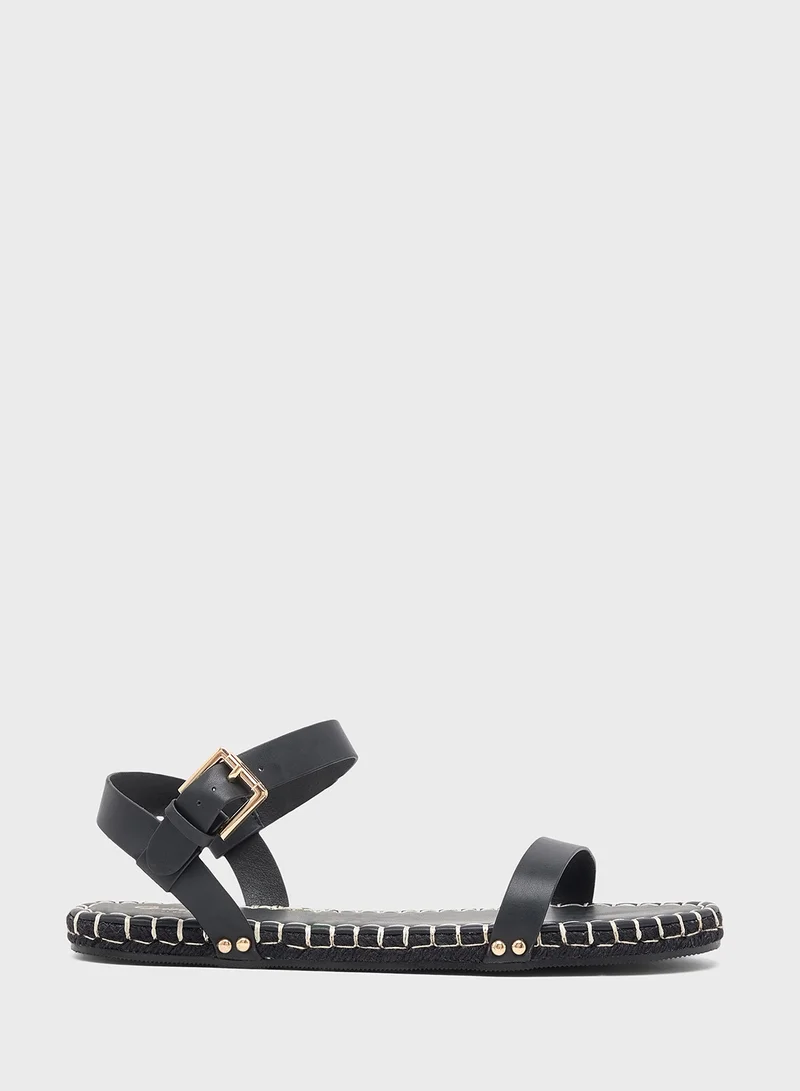 Ginger Double Strap Casual Flat Sandal