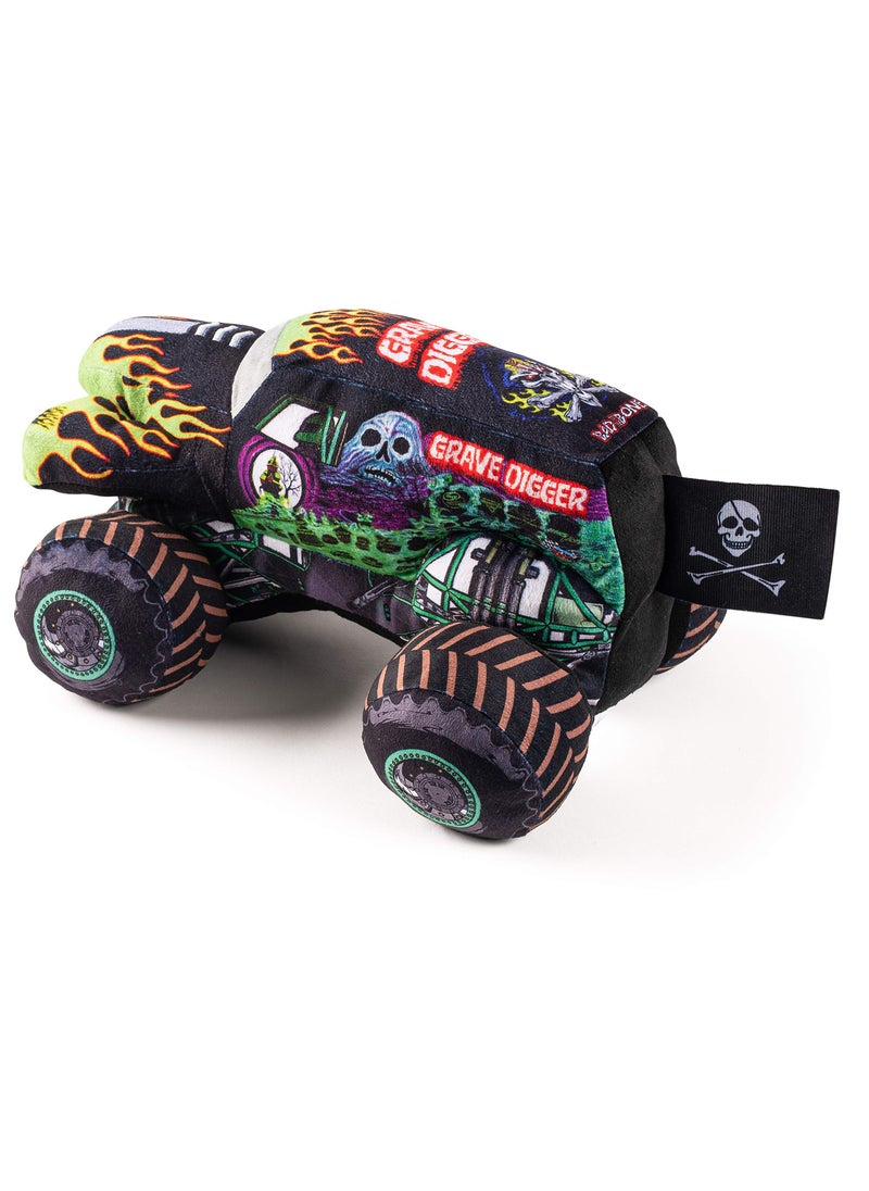Jay Franco Jay Franco Monster Jam Grave Digger Plush Stuffed Pillow Buddy - Super Soft Polyester Microfiber  12.5 inch (Official Monster Jam Product)  - Image 3