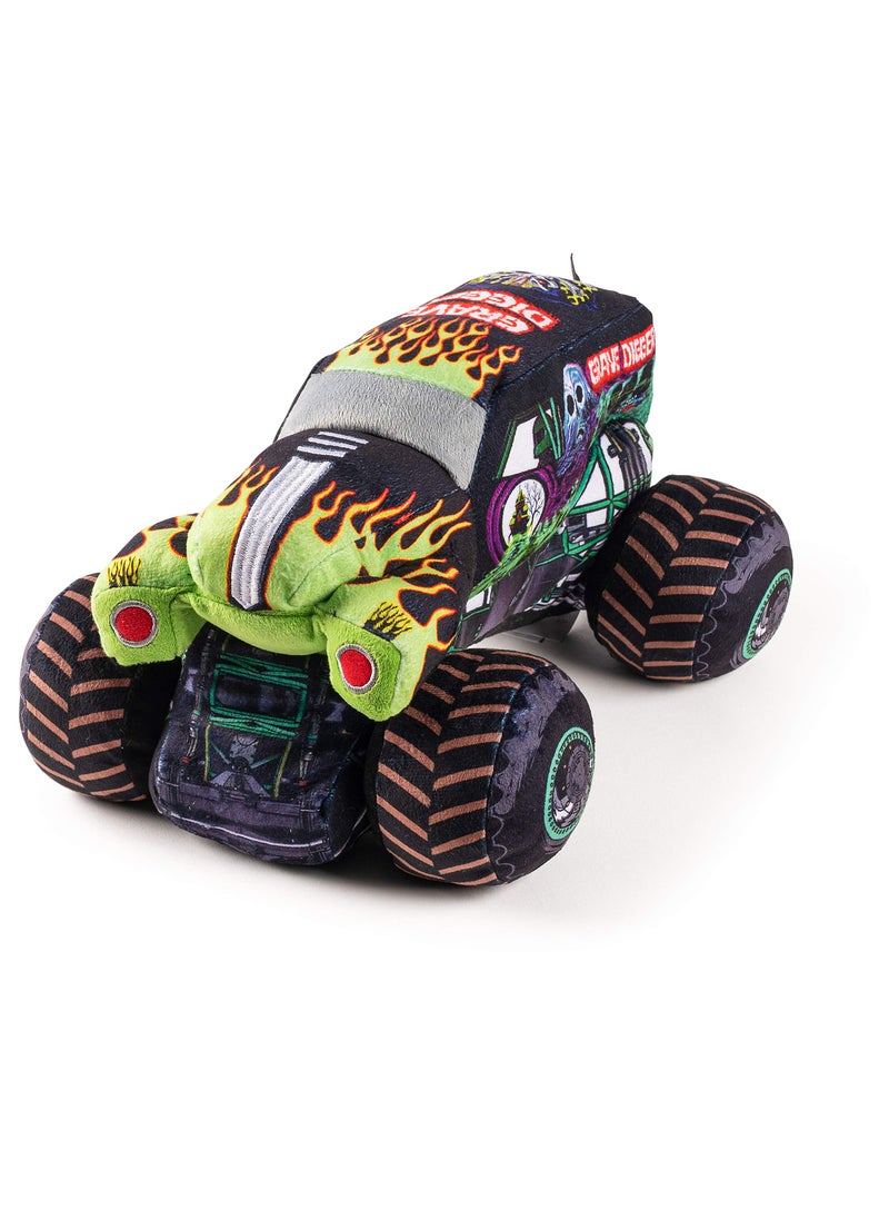 Jay Franco Jay Franco Monster Jam Grave Digger Plush Stuffed Pillow Buddy - Super Soft Polyester Microfiber  12.5 inch (Official Monster Jam Product)  - Image 2