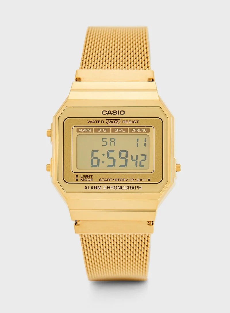 CASIO Steel Strap Digital Watch