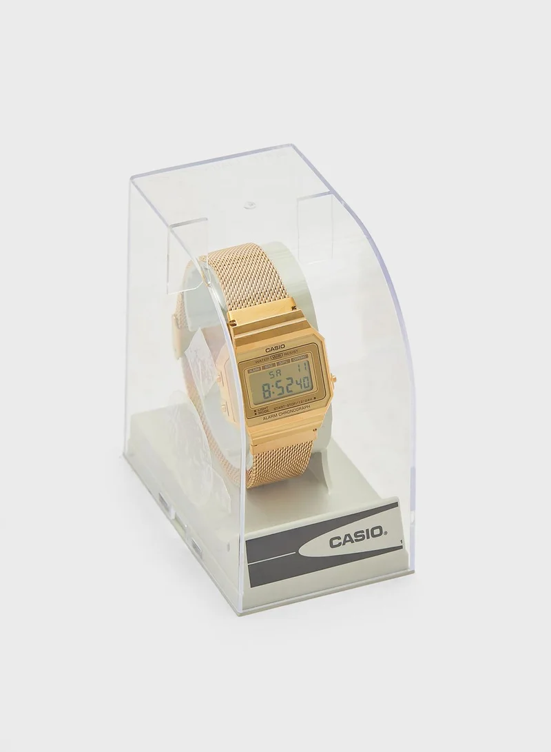 CASIO Steel Strap Digital Watch