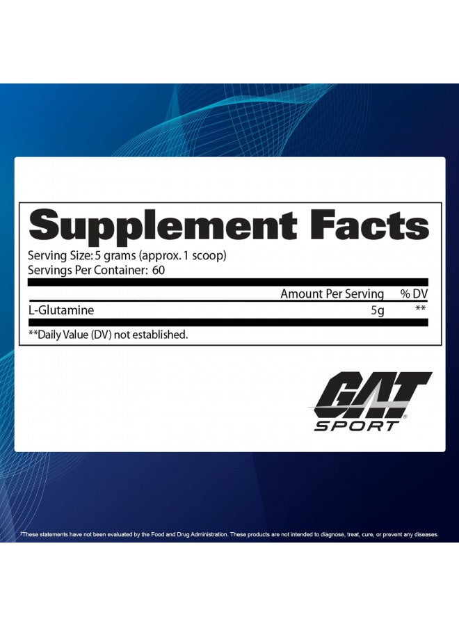 GAT SPORT GAT Sport L-Glutamine Unflavored 10.58oz 300g - Image 4