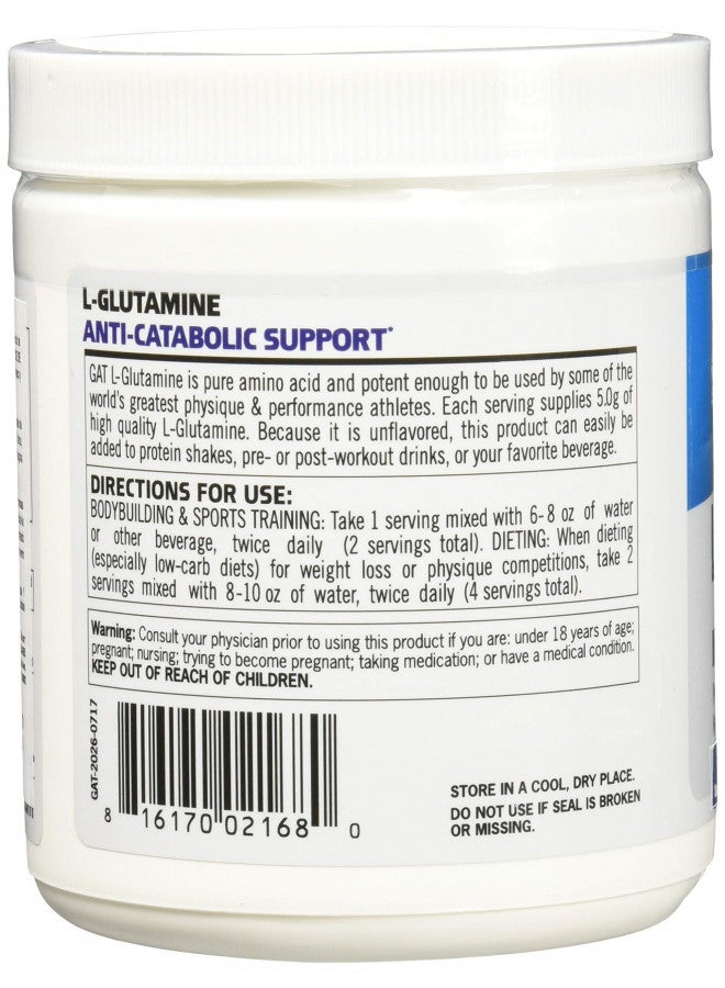 GAT SPORT GAT Sport L-Glutamine Unflavored 10.58oz 300g - Image 2