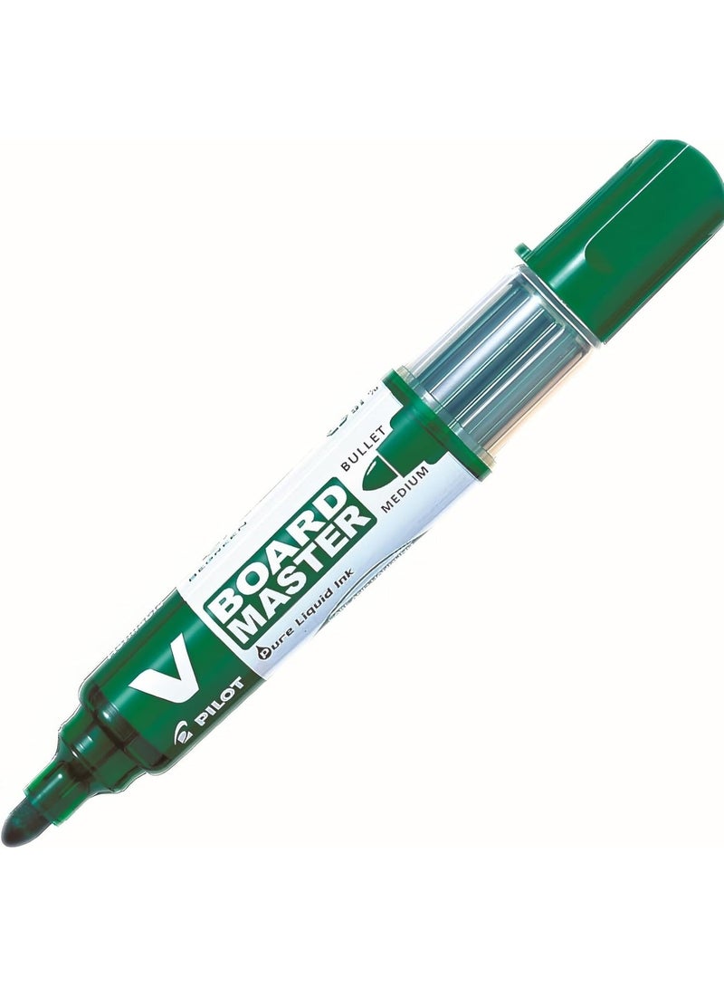 بايلوت قلم سبورة سن مدور أخضر قابل لأعادة التعبئة - Image 1