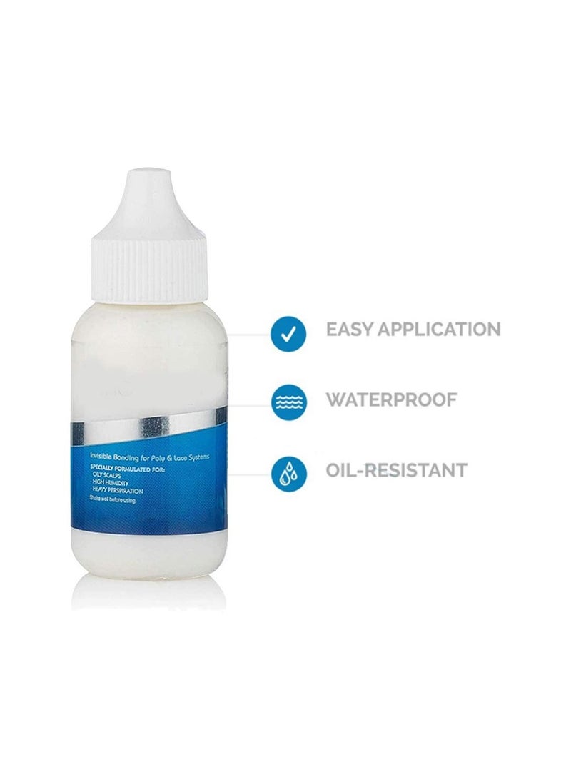 Lace Wig Adhesive Hair Glue Medium Hold for Secure and Natural Looking Poly and Lace Hairpiece Wigs Toupee Systems - Image 3