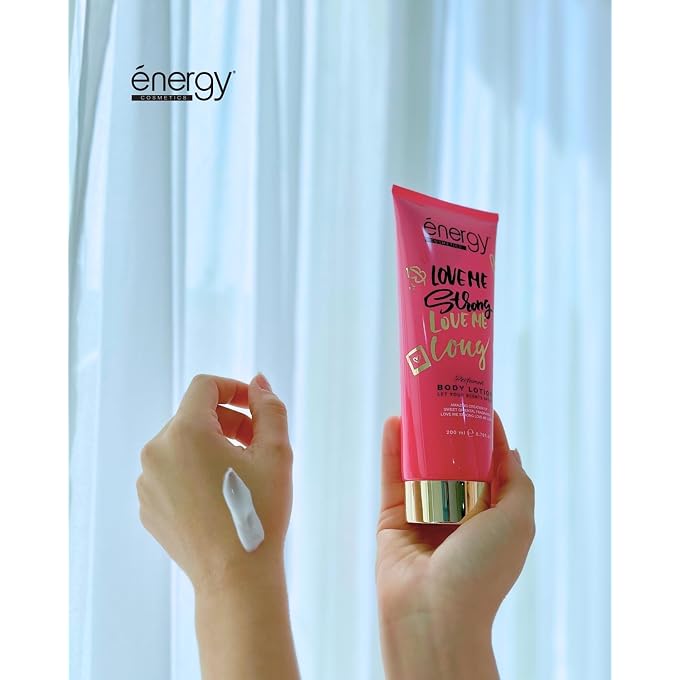 ENERGY COSMETICS Love Me Strong, Love Me Long Perfumed Body Lotion  200ml Sweet Oriental Fragrance with Deep Hydration  Fast-Absorbing, Long-Lasting & Non-Greasy Skin Moisturizer - Image 3