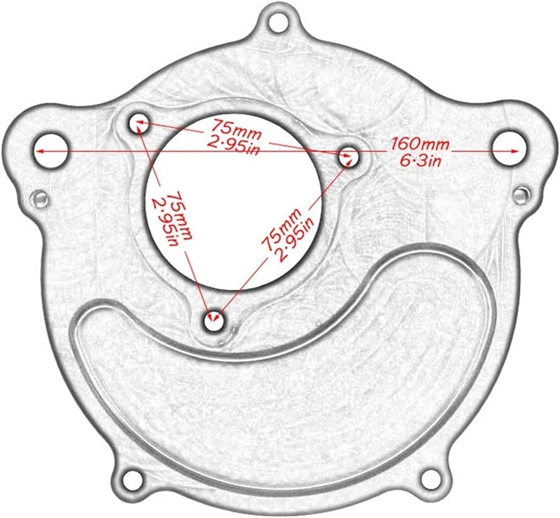 QASULER CNC Cut Aluminum Air Filter for Harley Motorcycles - Image 2