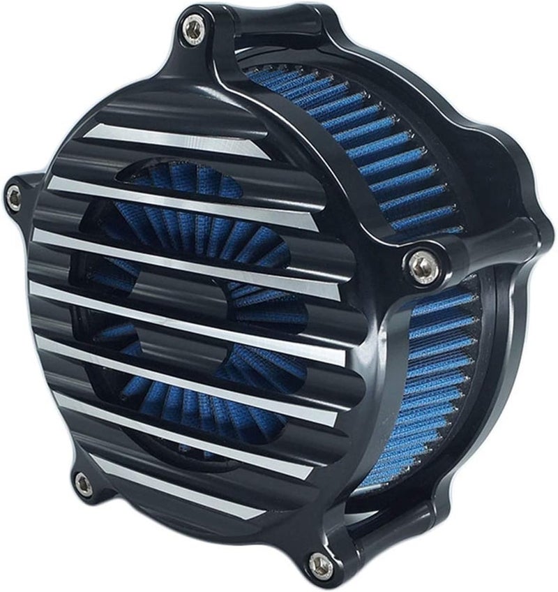 QASULER CNC Cut Aluminum Air Filter for Harley Motorcycles - Image 1