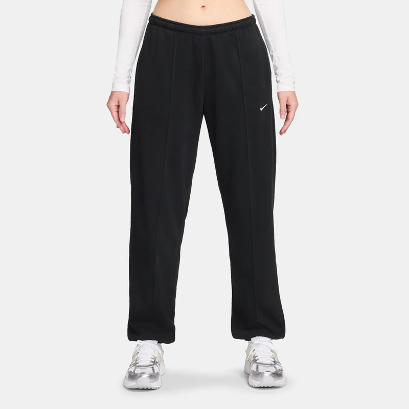 Nike Black Women's Sportswear Chill Fleece Sweatpants for Women | Best Price UAE