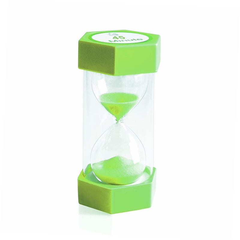 XINBAOHONG Hourglass Sand TimerPlastic Sand Clock Hour Glass Sandglass Timer for Kids Games Classroom Home Office Decor Kitchen Use Grass Green 45min