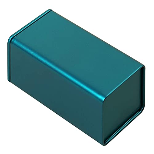 Tianhui Storage Cube Tin Can Square Empty Metal Box Container Small Steel Canister for Treats, Gifts, Favors, Loose Tea, Coffee and Crafts (2*Large (3.35x3.35x6), Emerald Green) - Image 4