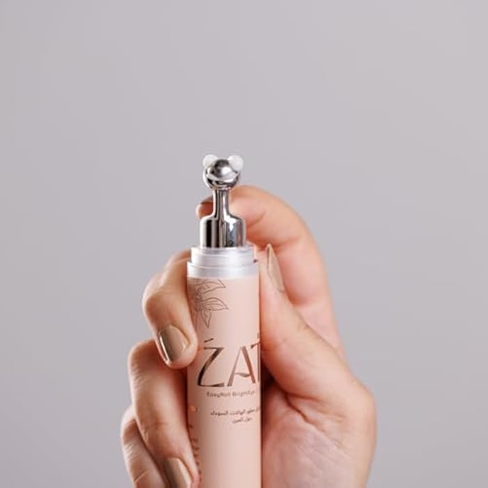 ZAT Easy Roll Bright Eye Cream, 15 ml, Hydrating Under Eye Treatment for Dark Circle | Vitamin A&E | Panthenol & Other Natuaral Ingredients - Image 3