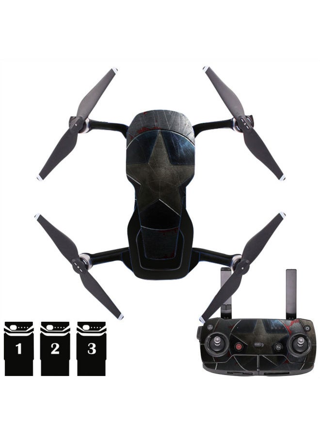 Generic - Applicable To Dajiang Royal Mavic Air 1 UAV Special Stickers For DJIDIY Film Personalized Protective Film-Color:TN-For DJIMavic Air-0243 - Image 1