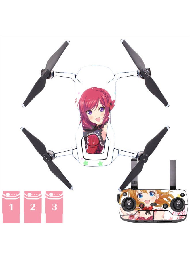 Generic - Applicable To Dajiang Royal Mavic Air 1 UAV Special Stickers For DJIDIY Film Personalized Protective Film-Color:TN-For DJIMavic Air-0243 - Image 1