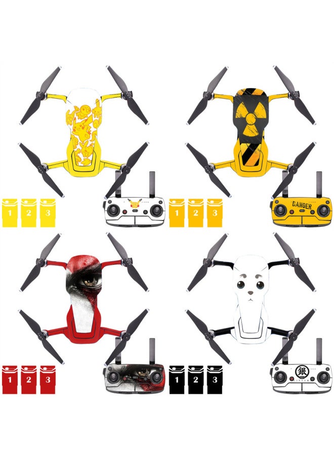 Generic - Applicable To Dajiang Royal Mavic Air 1 UAV Special Stickers For DJIDIY Film Personalized Protective Film-Color:TN-For DJIMavic Air-0243 - Image 1