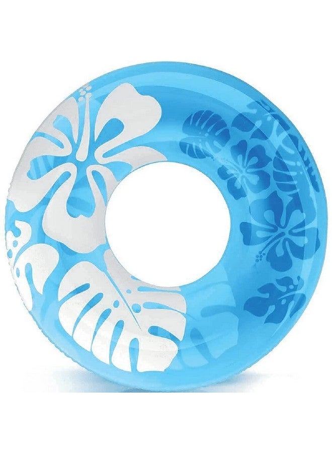 ClearChoice:- Printed Adult Swimming Tube Ring - Floating Inflatable Pool(9 + Years)(Multi Color)(36''inch)(1 PIS) - Image 1