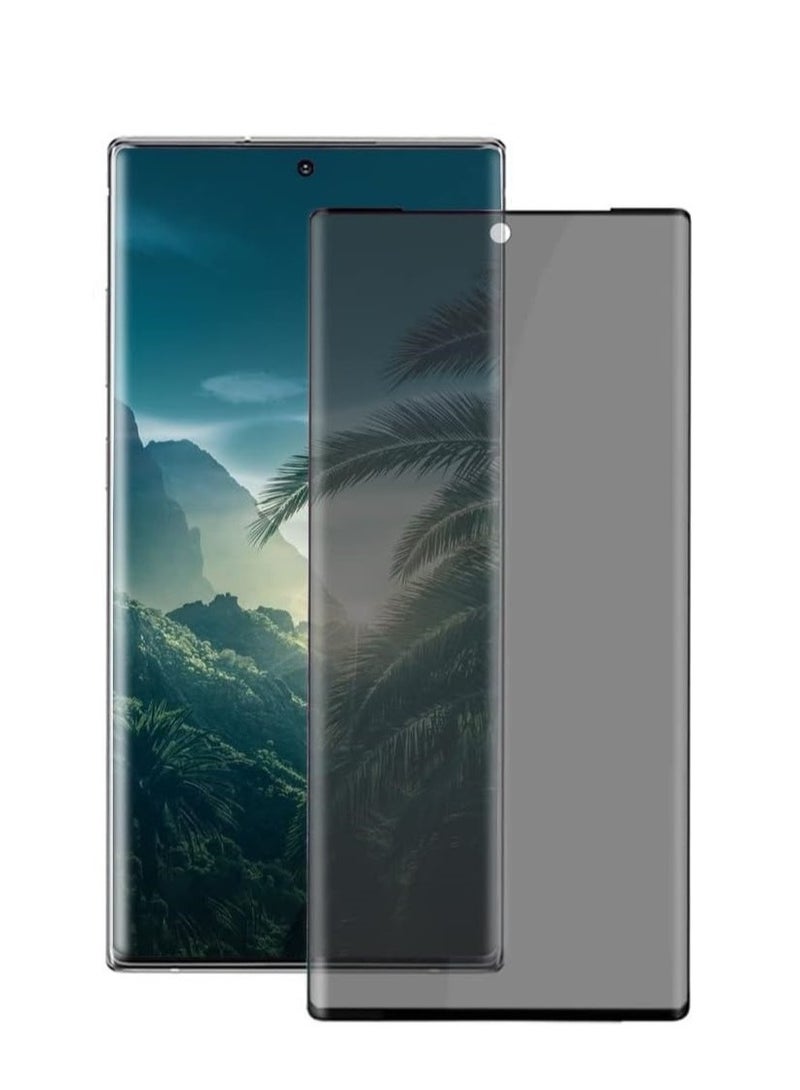 Premium Samsung Galaxy Note 20 Ultra Screen Protector, [5D Touch] Anti Spy 9H Tempered Glass, Edge to Edge Full Cover Screen Protector Anti-Fingerprint Screen Protector - Image 1