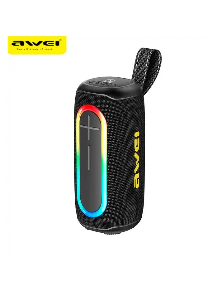 أوي Awei Y885 Bluetooth Speaker LED Flashing Soundbar Portable Outdoor Indoor Subwoofer TWS Hifi Loudspeaker Support TF Card AUX  - Image 3