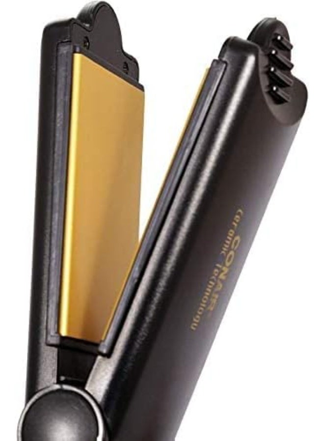 كونير برو Conair Ceramic Instant Heat Hair Straightener, Black Cs19Cme - Image 2