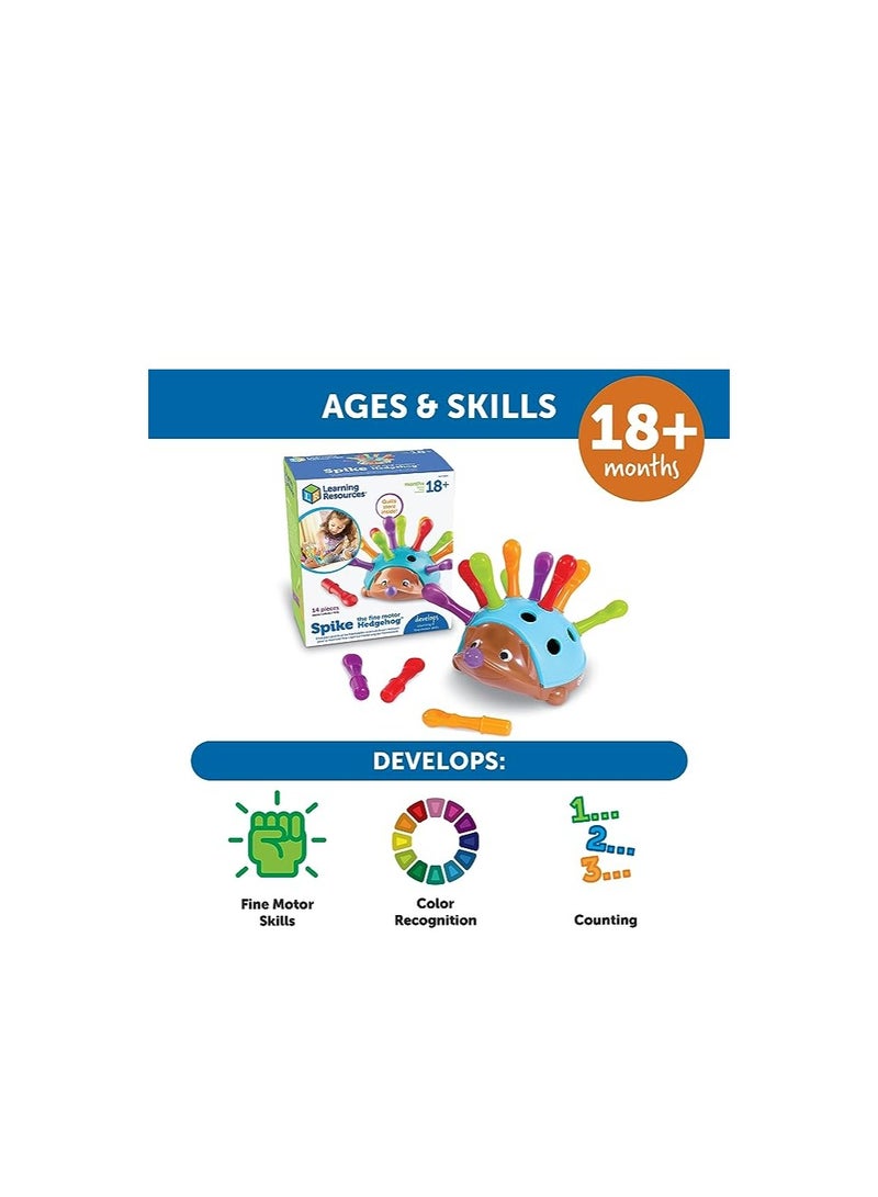 Spike ORiTi Spike The Fine Motor Hedgehog  oddler Learning Toys, Fine Motor and Sensory Toys, Educational Toys for Toddlers, - Image 5