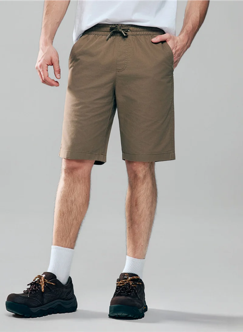 Men’s Slim Lightweight Twill Bermuda Shorts