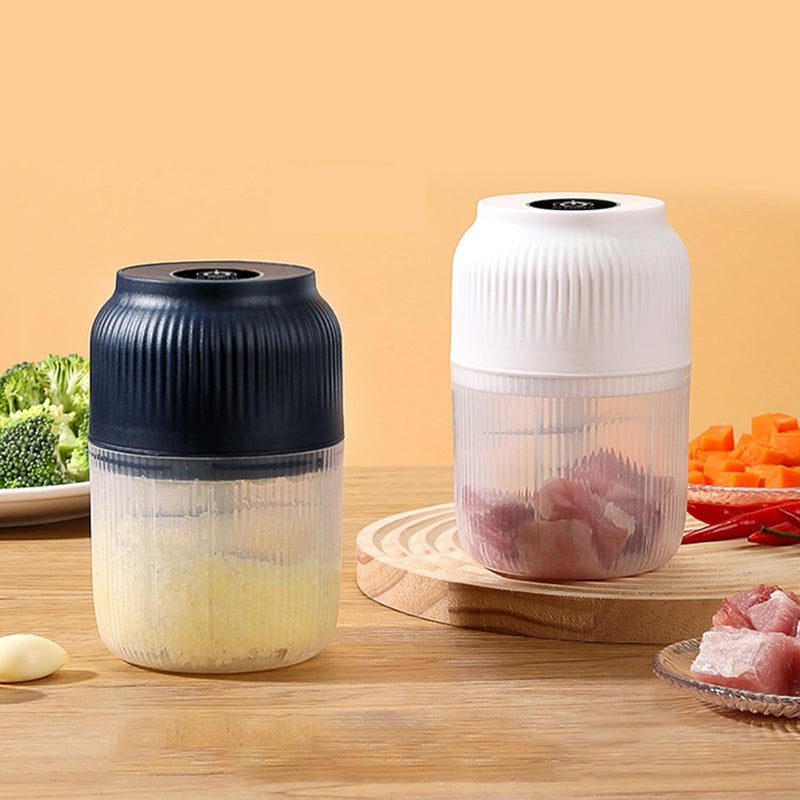 300ml Electric Garlic Choppers USB Meat Grinder Kitchen Tool Food Processors Vegetables Crusher Mincer Machine Crusher - Image 2
