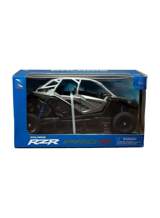 NewRay 1:18 Scale Toy RZR Pro R4 Matte Heavy Metal - Image 2