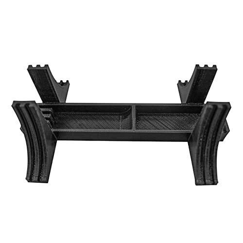 splash n color Black Vertical Display Stand Compatible with PlayStation 2, Stable and Space Saving PS2 Slim Holder, Non Slip Base Vertical Dock, Slim Upright Surface Device Stand - Image 2